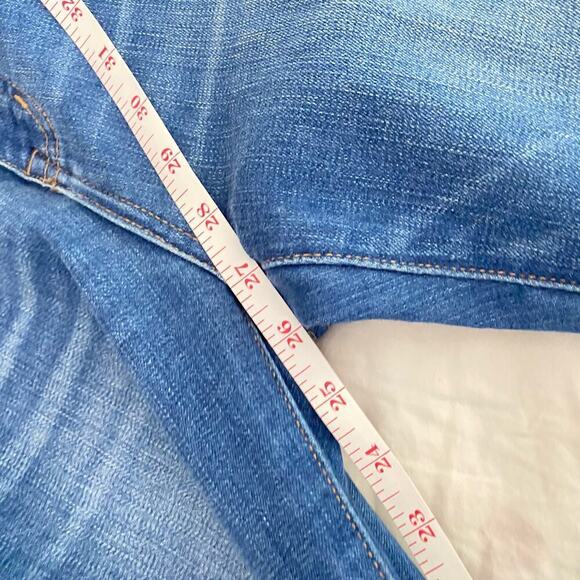 Madewell Light Blue Cali Demi-Boot Jeans in Marco Wash High-Rise Stretch 26 - Picture 3 of 8